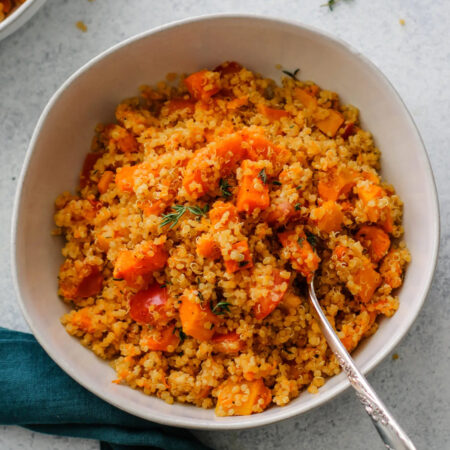 Risotto me Kungull dhe Quinoa