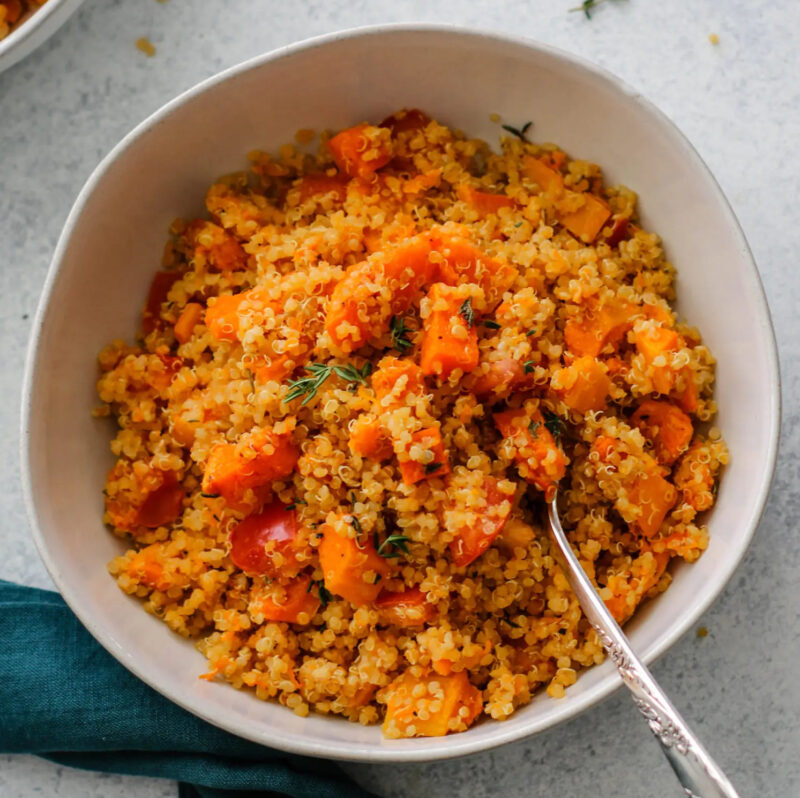 Risotto me Kungull dhe Quinoa