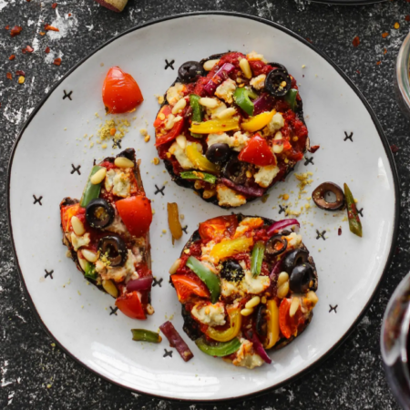 Pizza të Mbushura me Kërpudha Portobello