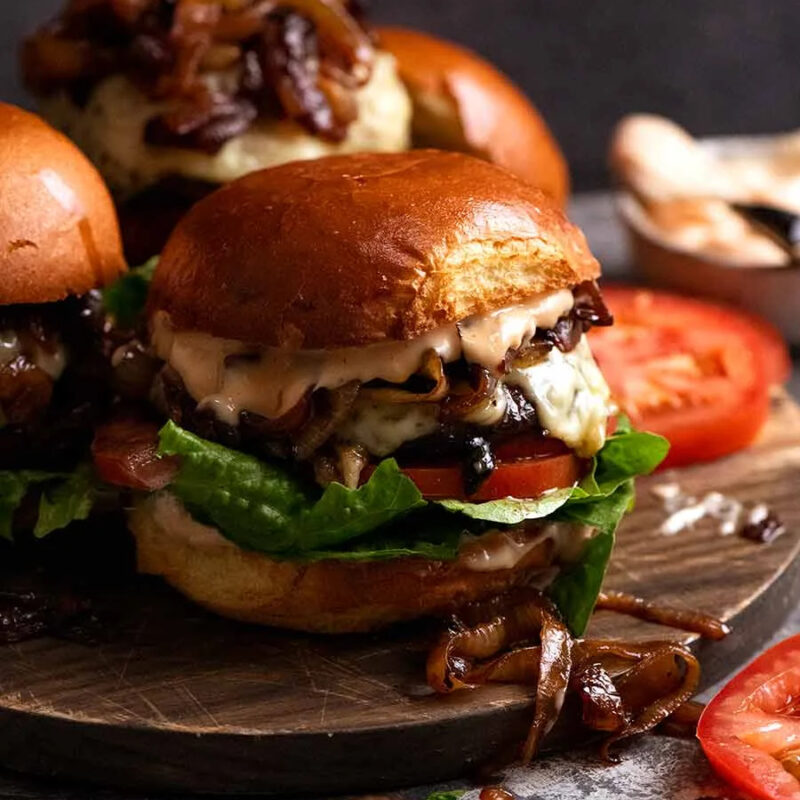 Burgerë Zviceranë me Kërpudha