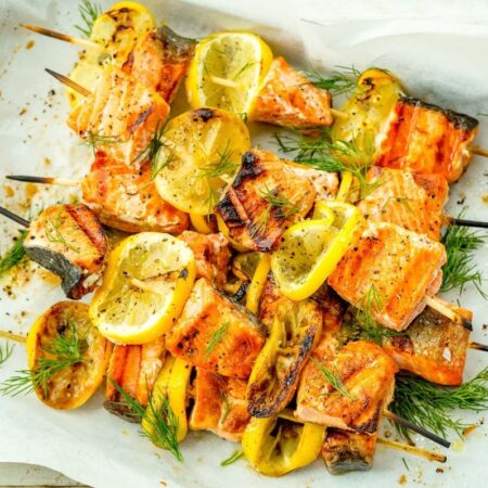 Shishqebap Salmoni